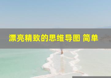 漂亮精致的思维导图 简单